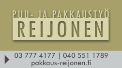 Puu- ja Pakkaustyö Reijonen Oy logo